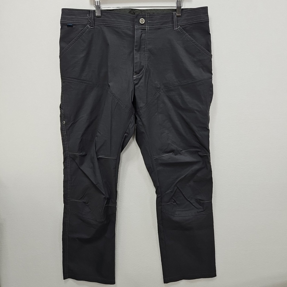 Kuhl Renegade Pants Mens 40x32 Charcoal Gray Stretch Nylon Outdoor‎ Hiking 5120